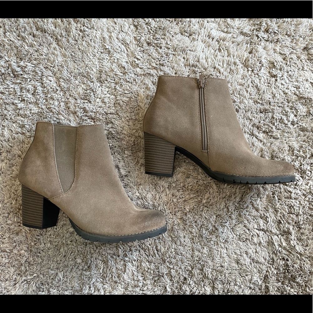 Clarks Suede Ankle Boots
